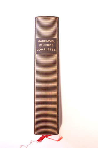 Machiavel oeuvres complètes