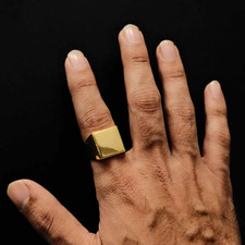 Bague chevalière homme lourde
