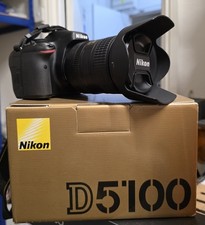 Nikon D5100 Digital SLR Camera with 18-200 Dx VR 1:3:5 - 5.6 Zoom Lens.