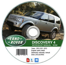 Land Rover Discovery 4 (2010-2012) Manuel D'Atelier Sur Cd