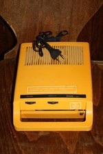 MANGE DISQUE PLATINE PORTABLE LANSAY BUGGY - SPACE AGE - VINTAGE jaune