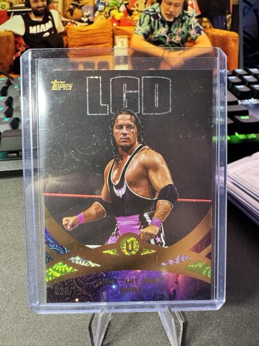 Topps wwe bret hit man - wwe, man"