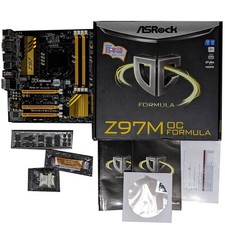 Carte mère ASRock Z97M OC Formula Z97 LGA1150 Micro ATX d'occasion BIOS mis...