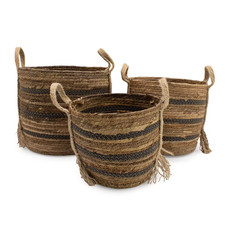 1x Grands paniers en feuilles