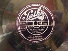 Yvette Horner Tango Blue Line Disc 78 Turns