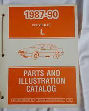 Catalogue / Parties Livre Chevrolet Beretta & Corsica 1987, 88, 89 & 90