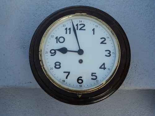 Ancienne pendule murale bois - pendule,