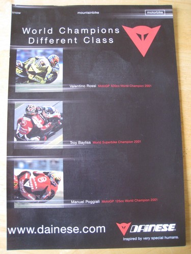 Dainese world champions rossi - dainese,