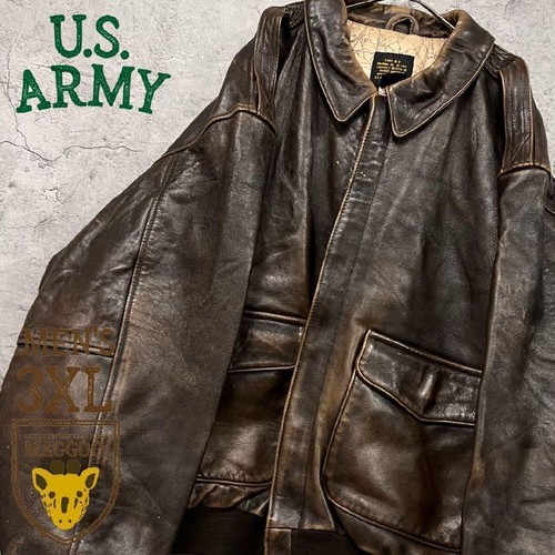 Veste cuir militaire - cuir, avirex