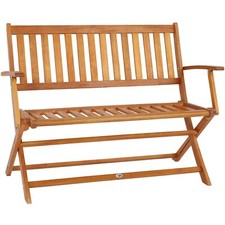 Banc de Jardin Pliable en Bois