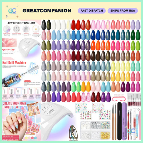 Pcs gel nail polish kit - polish,