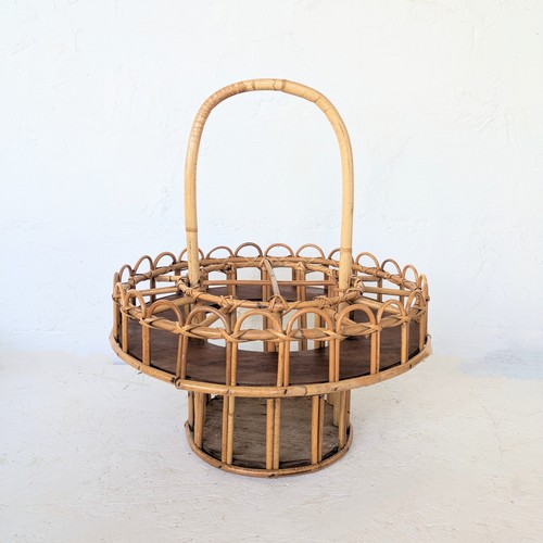 Panier vintage rotin - vintage,