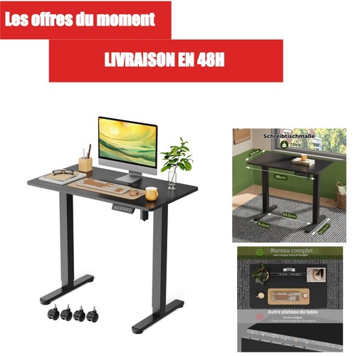 Bureau réglable hauteur - bureau, en