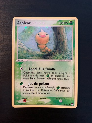 Carte pokémon aspicot - carte,