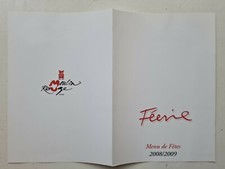 Menu Cabaret du Moulin Rouge