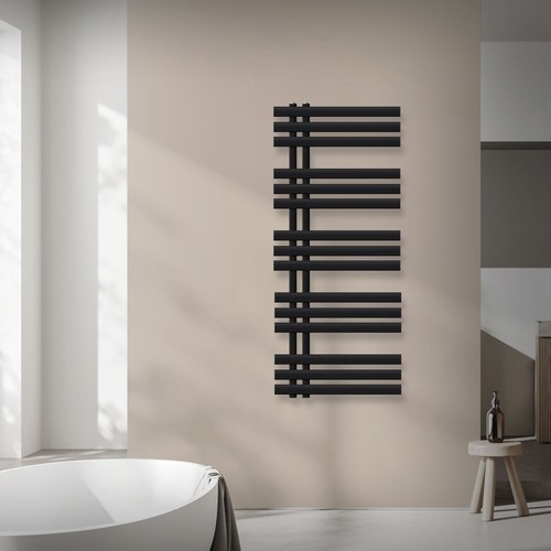 Radiateur porte serviette - , noir