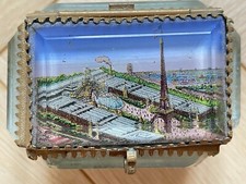 Ancienne boite à bijoux Coffret Exposition Universelle Tour Eiffel 1900