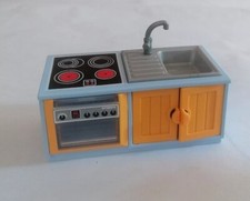 Playmobil 5167, cooking set + sink, transportable house
