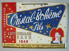Plaque Publicitaire Bière