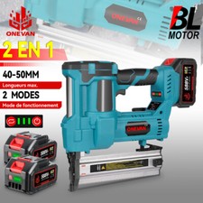 Cloueuse sans fil Pistolet à Clous/Agrafeuse Electrique pour Makita 18V Batterie