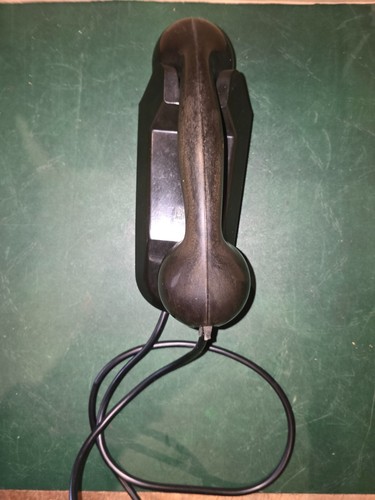 Téléphone bakélite noir - en,