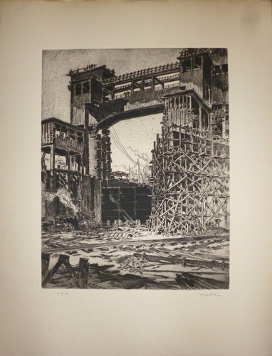 Gobo georges gravure - gravure, originale