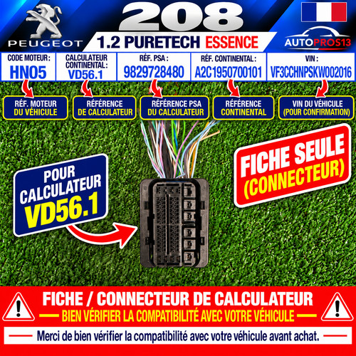 Connecteur fiche faisceaux - fiche,