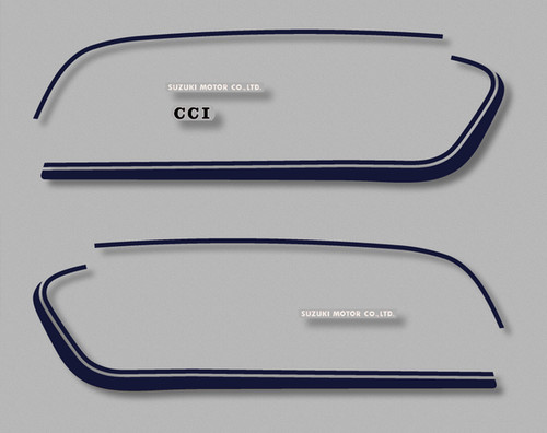 Suzuki gt380 kit sticker - suzuki, m