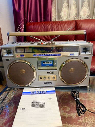 Boombox ghetto blaster jvc - boombox,