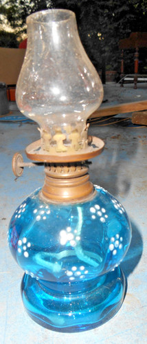 Lampe pétrole miniature - pétrole,