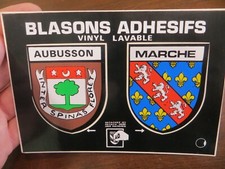 PEEL OFF STICKER VINYL LAVABLE AUBUSSON INTER SPINAS FLORET & MARCHE POST CARD