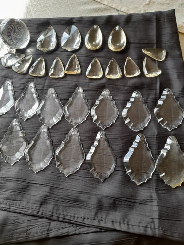 Lot pampilles verre ou - de,
