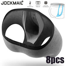 8pcs Sexy Men Boxers Underwear Boxershorts Male Mesh 3D U Convex Pouch Underpant