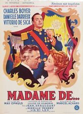 The Earrings of Madame de... 1954 Belgian Poster