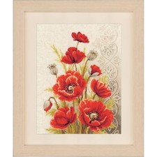 VERVACO  0146330  Coquelicots  Kit  Broderie  Point de Croix  Compté