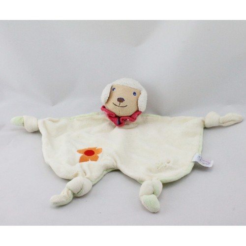 Doudou plat mouton - , jaune