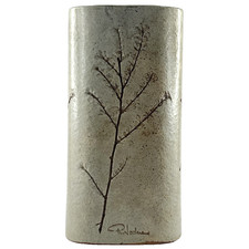 Antique RAYMONDE LEDUC "Herbarium" Ceramic VALLAURIS 50 VASE, goat/picault...
