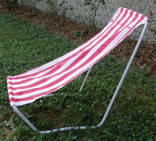 Chaise rayures plage - chaise, de