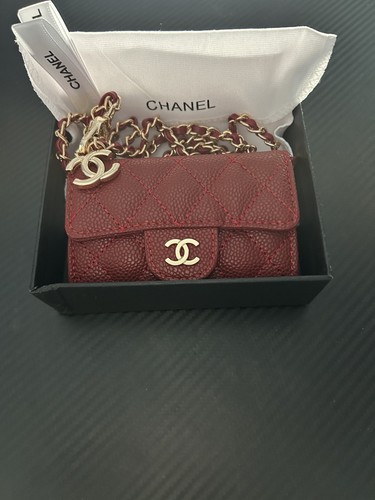 Chanel porte cartes - porte-cartes, cuir