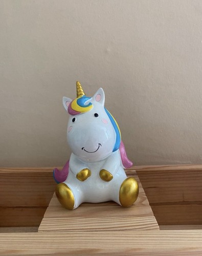 Tirelire licorne céramique - en,