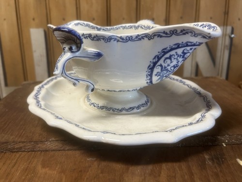 Gien rouen saucière faïence - rouen,