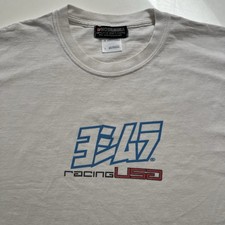 Vintage 90s Japanese Japan Racing Car T Shirt Large  White Yoshimura Software