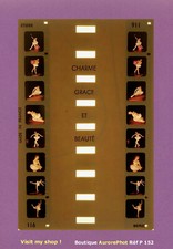 CARTE STÉREO COLORELIEF N° 911, "CHARME,GRACE" : NUS, FEMMES, ÉROTISME -P152