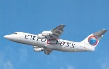 Crossair Avro RJ-100 HB-IYY "Eurocross cs" @ Geneva 2000 - postcard