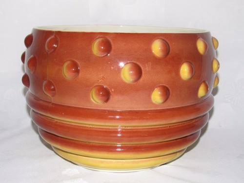 09d59 old large orange - old, ceramic