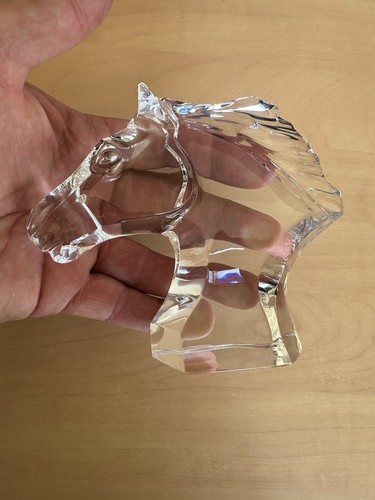 Cheval cristal baccarat presse - cristal,