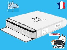 Solide Housse de Protection Matelas 160x200 - 4 Poignées Stockage Déménagement