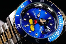 Montre Disney Mickey Mouse Collaboration Vintage Repro Blue Japan Exclusive