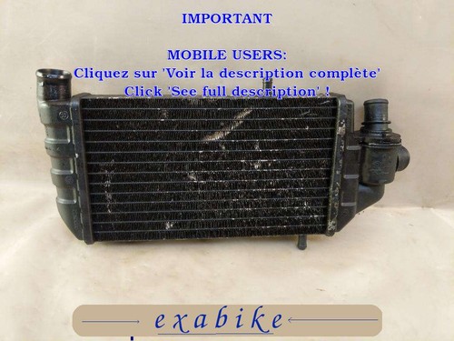 Radiateur eau droit pour - droit,