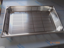 Bac gastro inox perforé GN 1/1 ( 530x325x65 mm  )